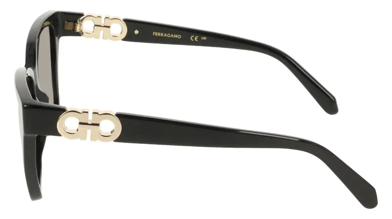 Ferragamo Occhiali da sole Donna Nero 4198575 miniatura 3