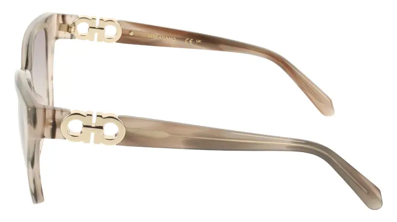 Ferragamo Occhiali da sole Donna Grigio 4198280 miniatura 3