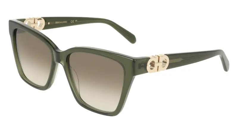 Ferragamo Occhiali da sole Donna Verde 4198786