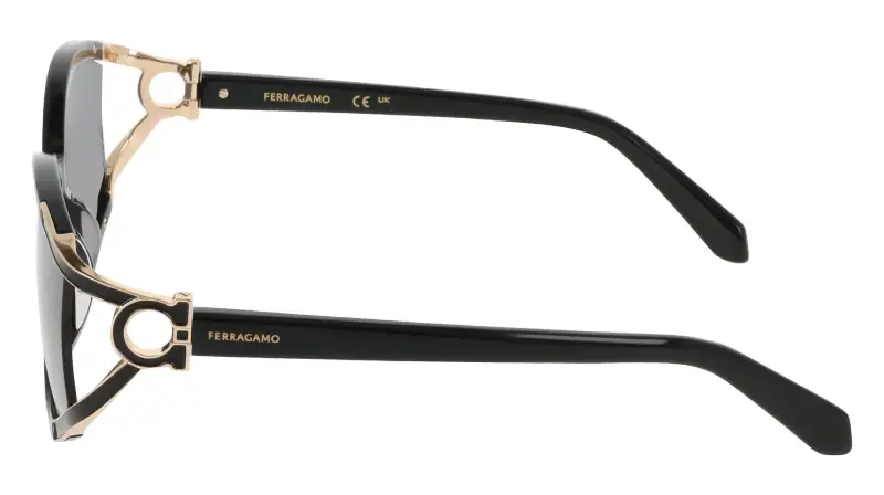 Ferragamo Occhiali da sole Donna Grigio 4198624 miniatura 3