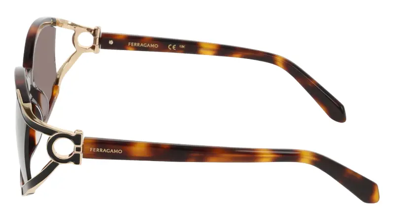 Ferragamo Occhiali da sole Donna Marrone 4198372 miniatura 3