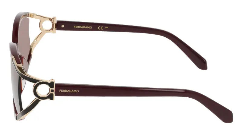 Ferragamo Occhiali da sole Donna Bordeaux 4198248 miniatura 3