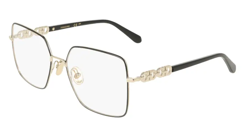 Donna Ferragamo SF2241 703 Montature da vista Metallo Oro Squadrata Normale