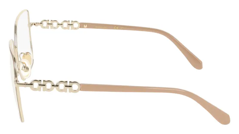 Donna Ferragamo SF2241 744 Montature da vista Metallo Oro Squadrata Normale miniatura 3