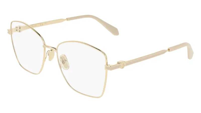 Donna Ferragamo SF2242 710 Montature da vista Metallo Oro Squadrata Normale