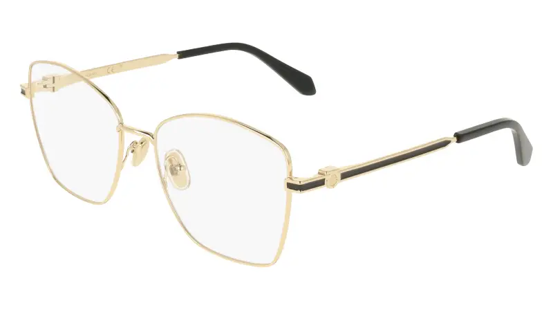 Donna Ferragamo SF2242 712 Montature da vista Metallo Oro Squadrata Normale