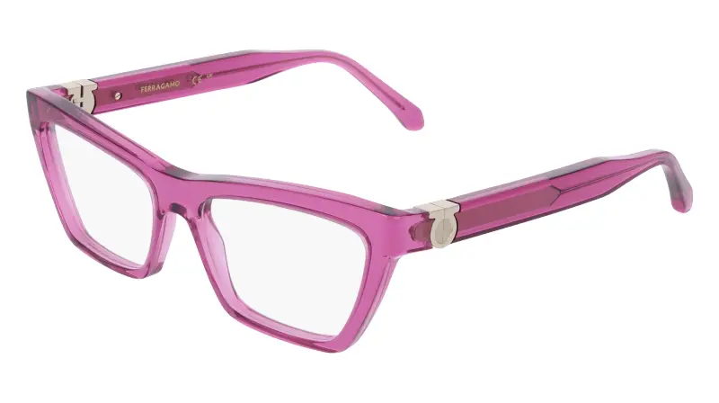 Donna Ferragamo SF3021 665 Montature da vista Acetato Farfalla Normale