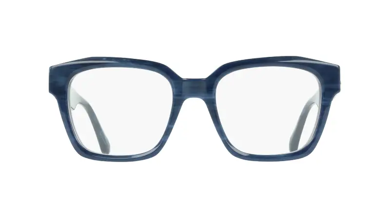 Donna Ferragamo SF3040 413 Montature da vista Acetato Blu Squadrata Normale miniatura 2