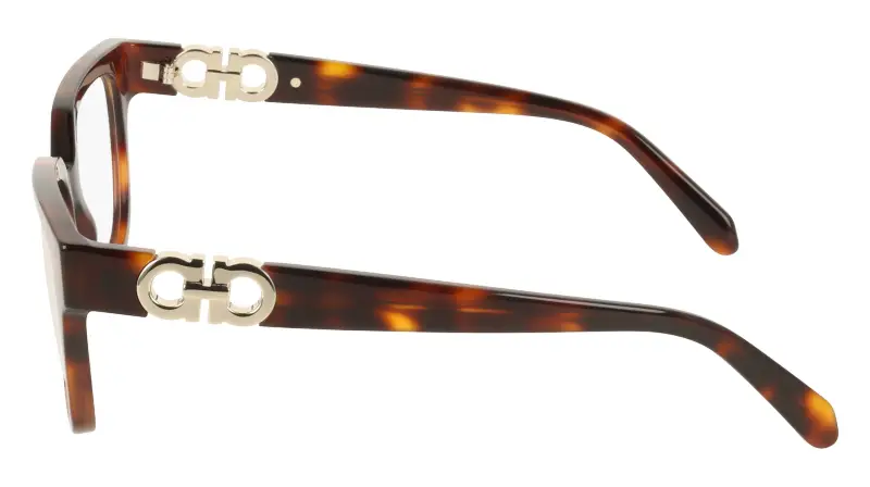 Donna Ferragamo SF3056 240 Montature da vista Acetato Havana Squadrata Normale miniatura 3