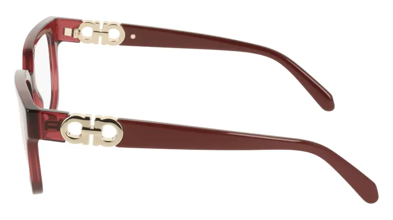 Donna Ferragamo SF3056 655 Montature da vista Acetato Viola Squadrata Normale miniatura 3