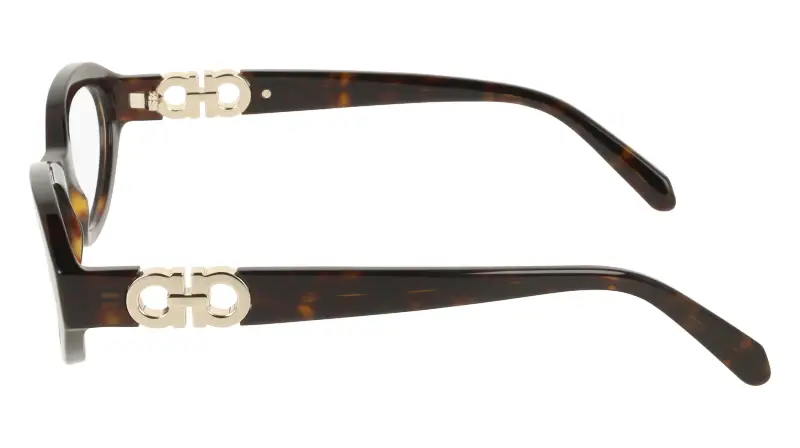 Donna Ferragamo SF3057 242 Montature da vista Acetato Havana Rotonda Normale miniatura 3