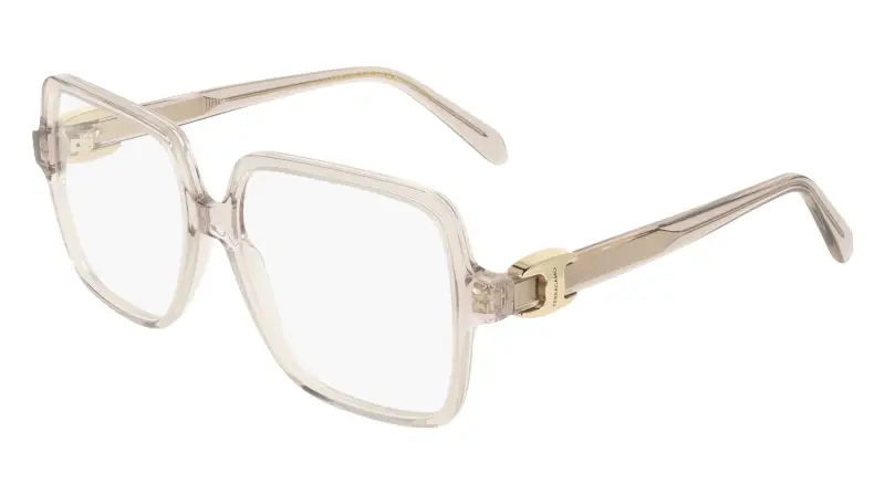 Donna Ferragamo SF3058 028 Montature da vista Acetato Grigio Squadrata Normale