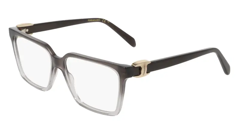 Donna Ferragamo SF3059 025 Montature da vista Acetato Grigio Squadrata Normale