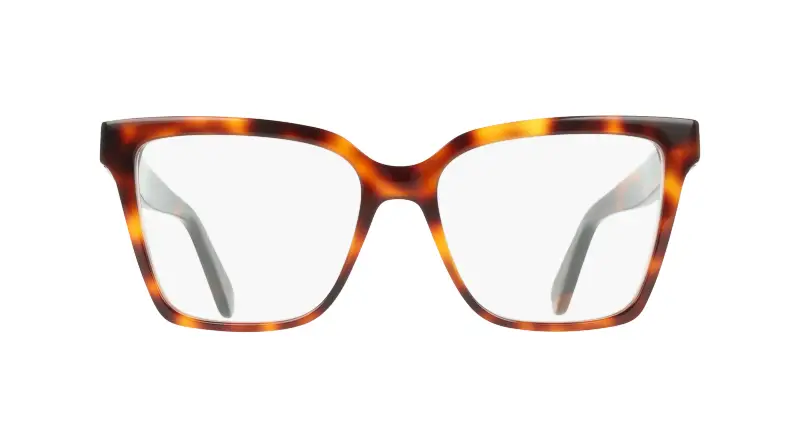 Donna Ferragamo SF3060 240 Montature da vista Acetato Havana Squadrata Normale miniatura 2