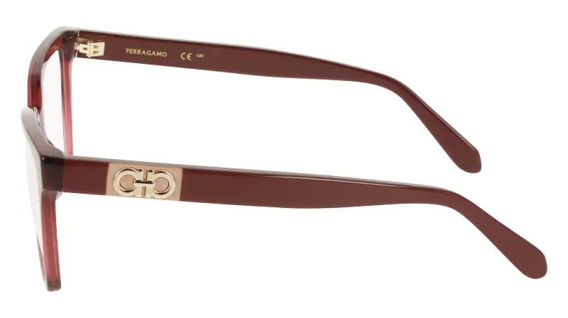 Donna Ferragamo SF3060 655 Montature da vista Acetato Viola Squadrata Normale miniatura 3