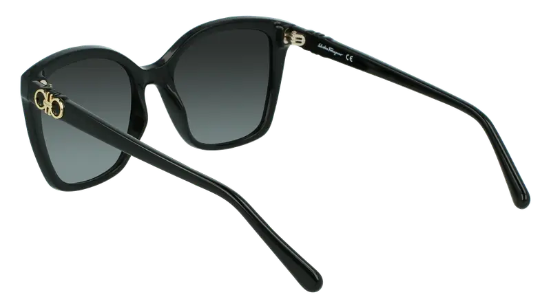 Ferragamo Occhiali da sole Donna Nero 872929 miniatura 2
