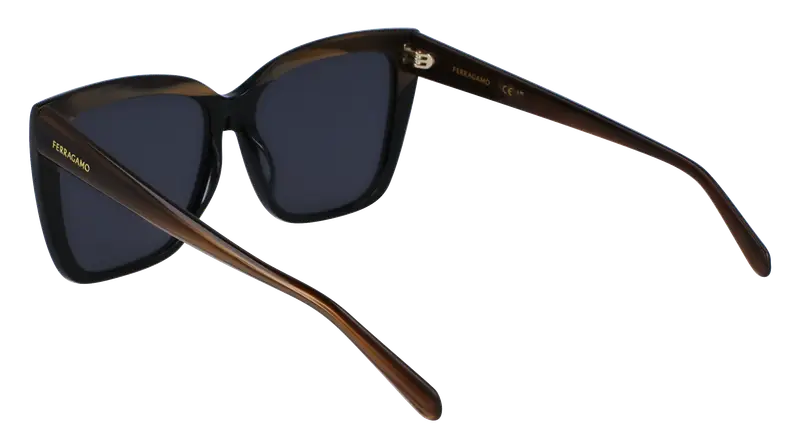 Ferragamo Occhiali da sole Donna Grigio 874635 miniatura 3