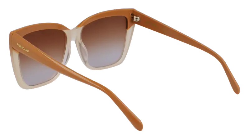 Ferragamo Occhiali da sole Donna Marrone 874637 miniatura 3