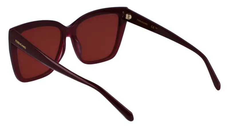 Ferragamo Occhiali da sole Donna Rosso 874636 miniatura 3