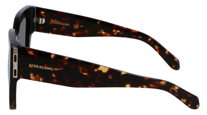 Ferragamo Occhiali da sole Donna Marrone 874634 miniatura 3