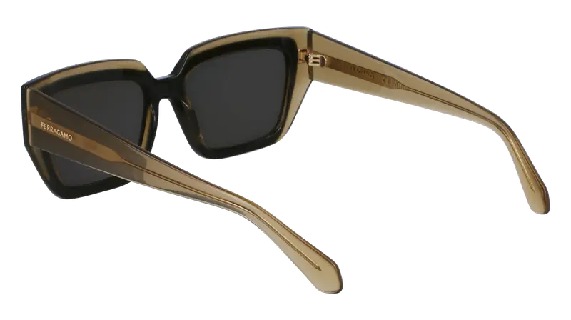 Ferragamo Occhiali da sole Donna Verde 872983 miniatura 2