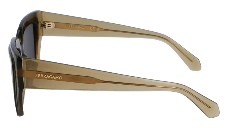 Ferragamo Occhiali da sole Donna Verde 872983 miniatura 3