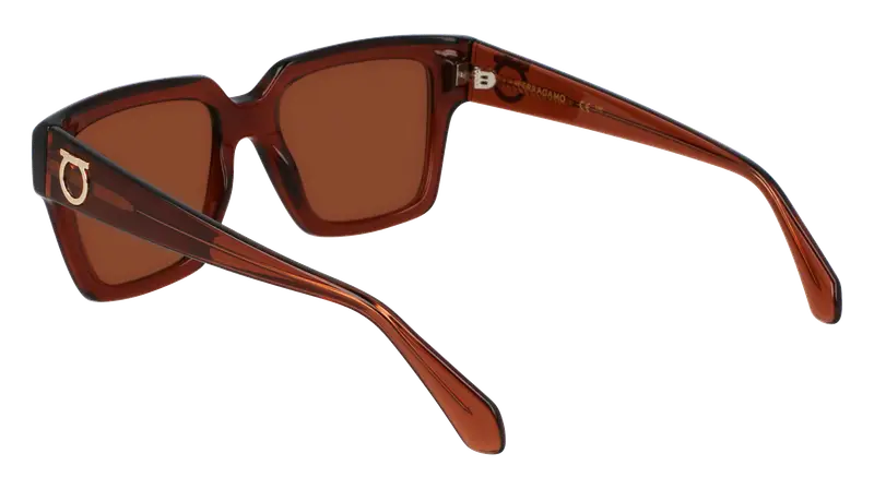 Ferragamo Occhiali da sole Donna Marrone 872906 miniatura 2