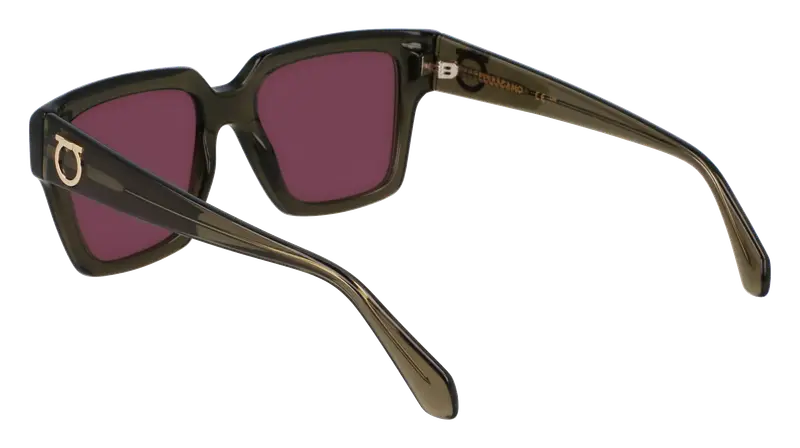 Ferragamo Occhiali da sole Donna Verde 872896 miniatura 2