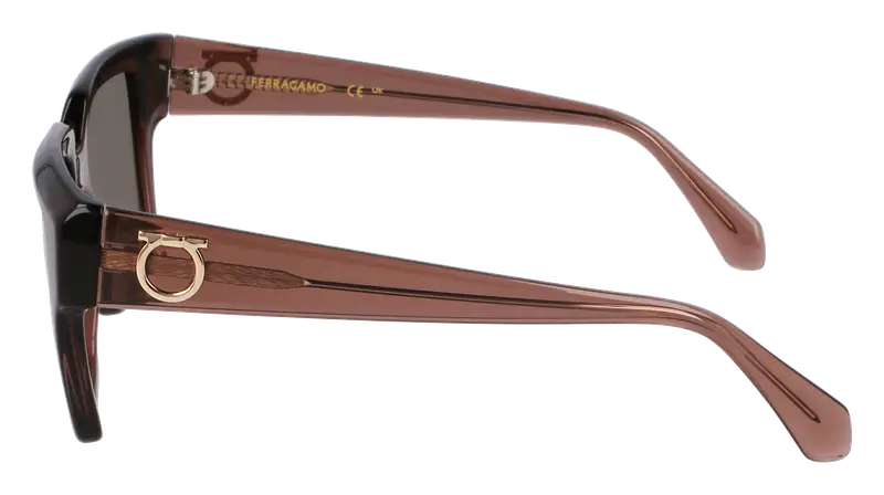 Ferragamo Occhiali da sole Donna Viola 872901 miniatura 3