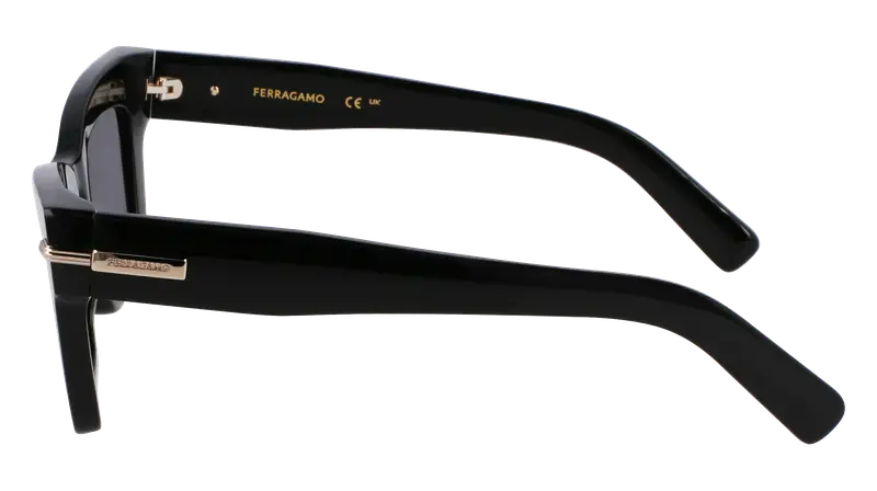 Ferragamo Occhiali da sole Donna Nero 872782 miniatura 3