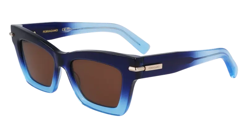 Ferragamo Occhiali da sole Donna Blu 872800