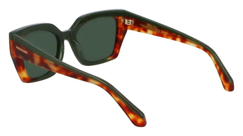 Ferragamo Occhiali da sole Donna Verde 872821 miniatura 2