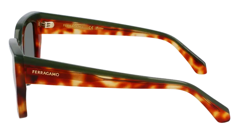 Ferragamo Occhiali da sole Donna Verde 872821 miniatura 3