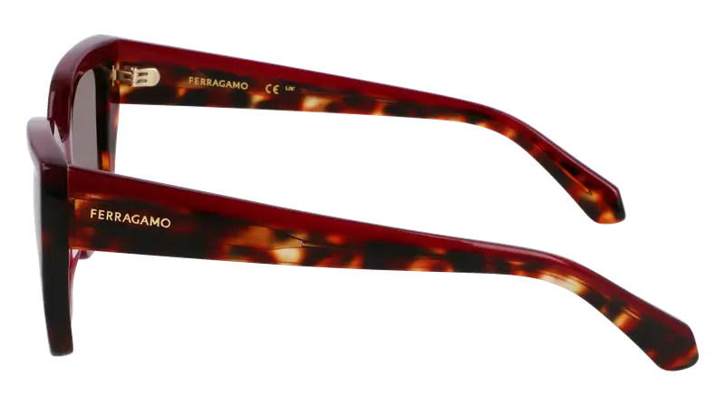 Ferragamo Occhiali da sole Donna Bordeaux 872783 miniatura 3