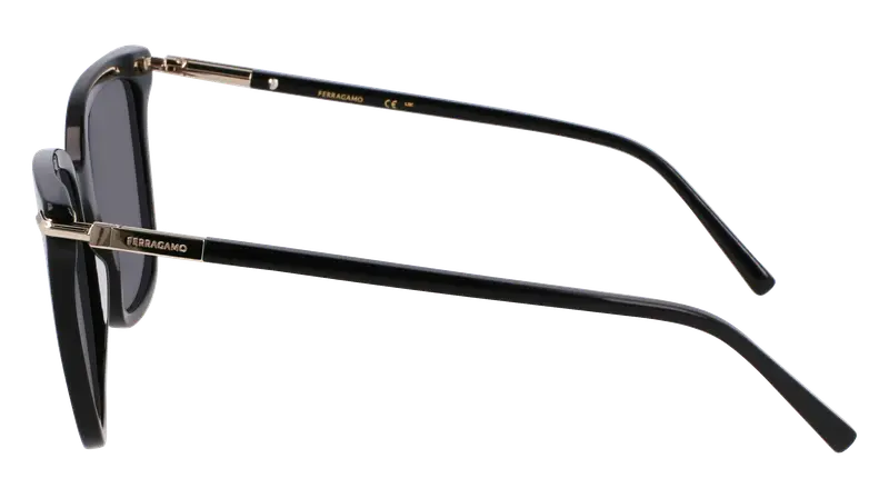 Ferragamo Occhiali da sole Donna Nero 872830 miniatura 3
