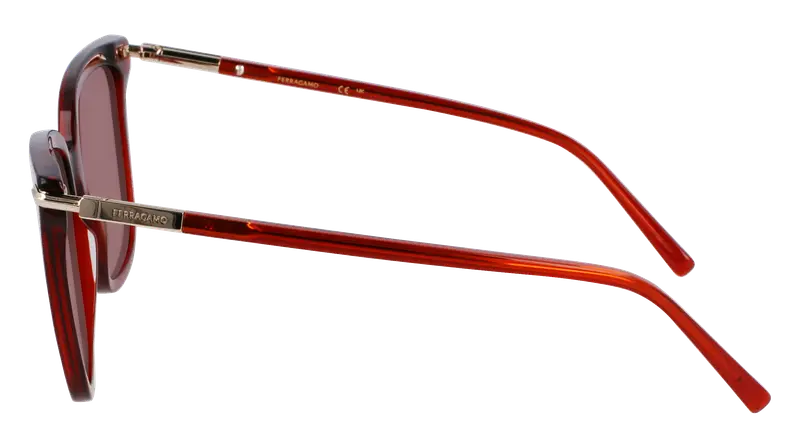 Ferragamo Occhiali da sole Donna Rosso 872854 miniatura 3