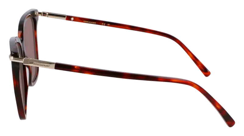 Ferragamo Occhiali da sole Donna Rosso 872847 miniatura 3