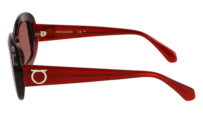 Ferragamo Occhiali da sole Donna Marrone 876953 miniatura 2