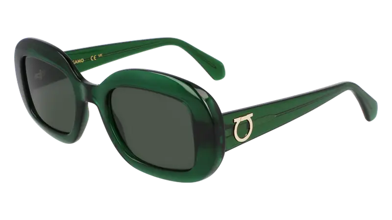 Ferragamo Occhiali da sole Donna Verde 876957