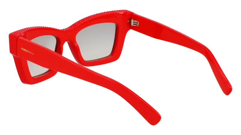 Ferragamo Occhiali da sole Donna Rosso 876026 miniatura 3