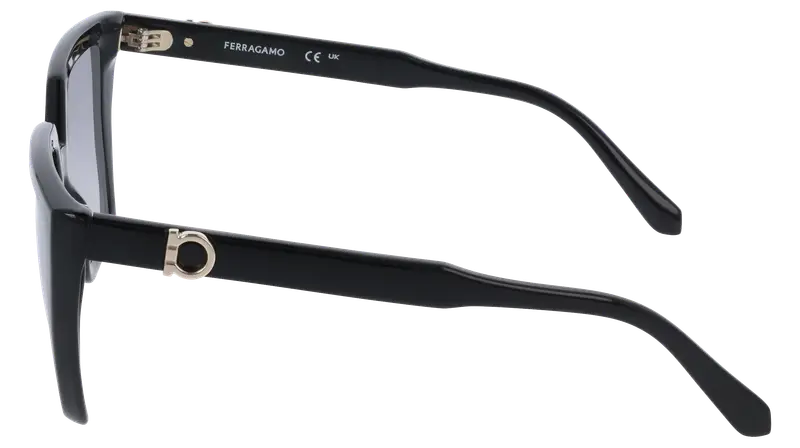 Ferragamo Occhiali da sole Donna Nero 876681 miniatura 2