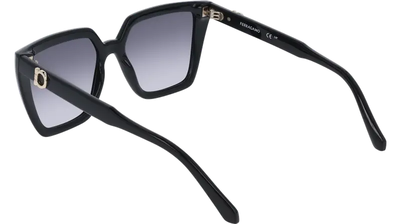 Ferragamo Occhiali da sole Donna Nero 876681 miniatura 3