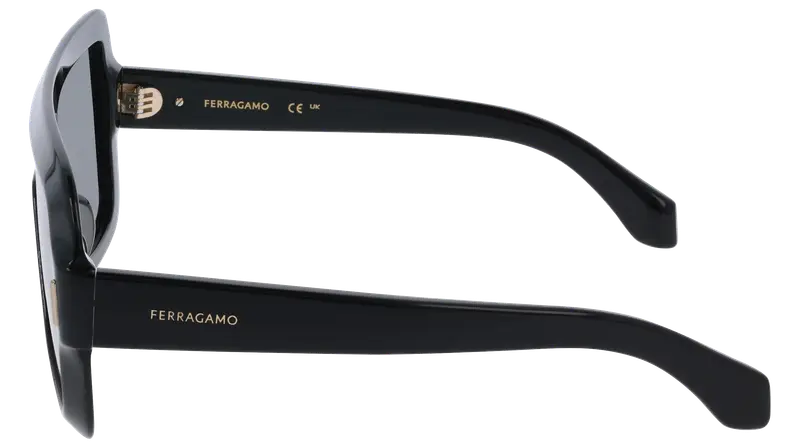 Ferragamo Occhiali da sole Donna Nero 876002 miniatura 2