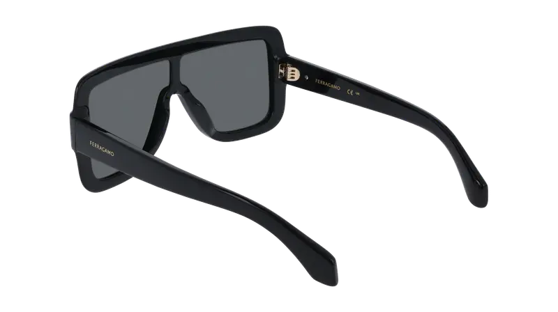 Ferragamo Occhiali da sole Donna Nero 876002 miniatura 3