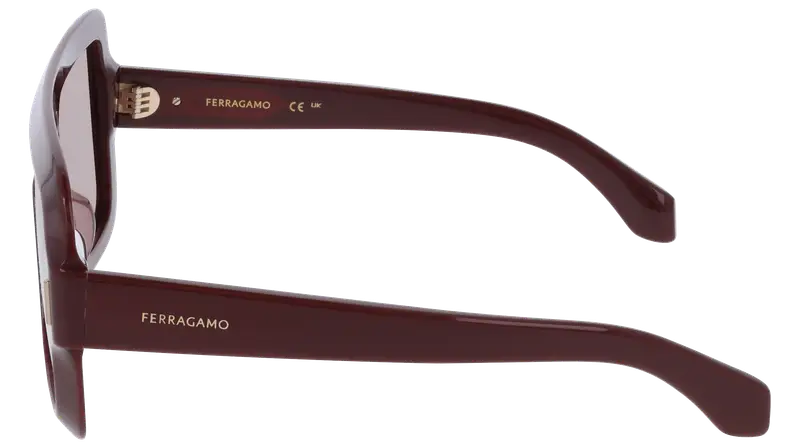 Ferragamo Occhiali da sole Donna Bordeaux 876027 miniatura 2