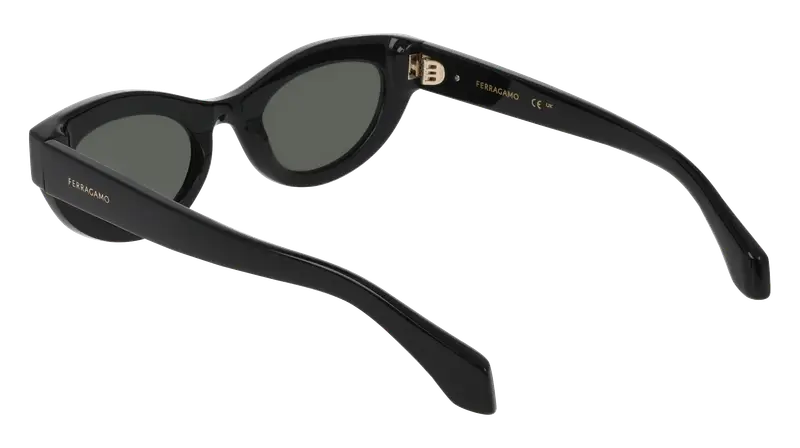 Ferragamo Occhiali da sole Donna Nero 876021 miniatura 3