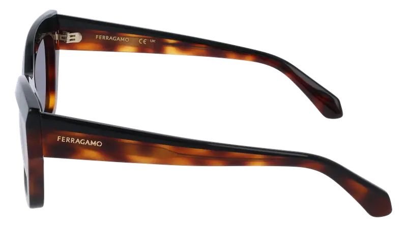 Ferragamo Occhiali da sole Donna Nero 876011 miniatura 2