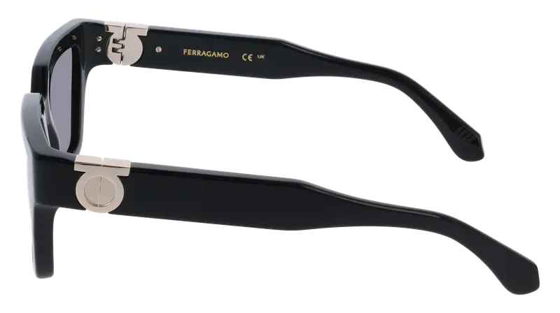Ferragamo Occhiali da sole Donna Nero 876642 miniatura 2