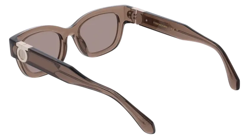 Ferragamo Occhiali da sole Donna Marrone 876064 miniatura 3