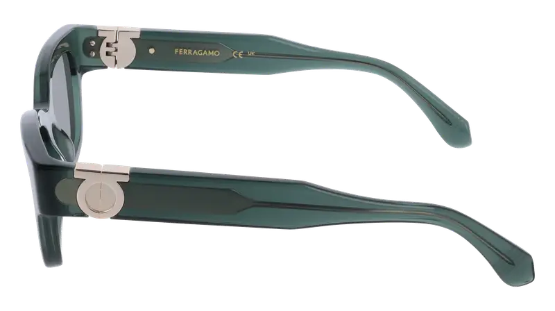 Ferragamo Occhiali da sole Donna Verde 876055 miniatura 2